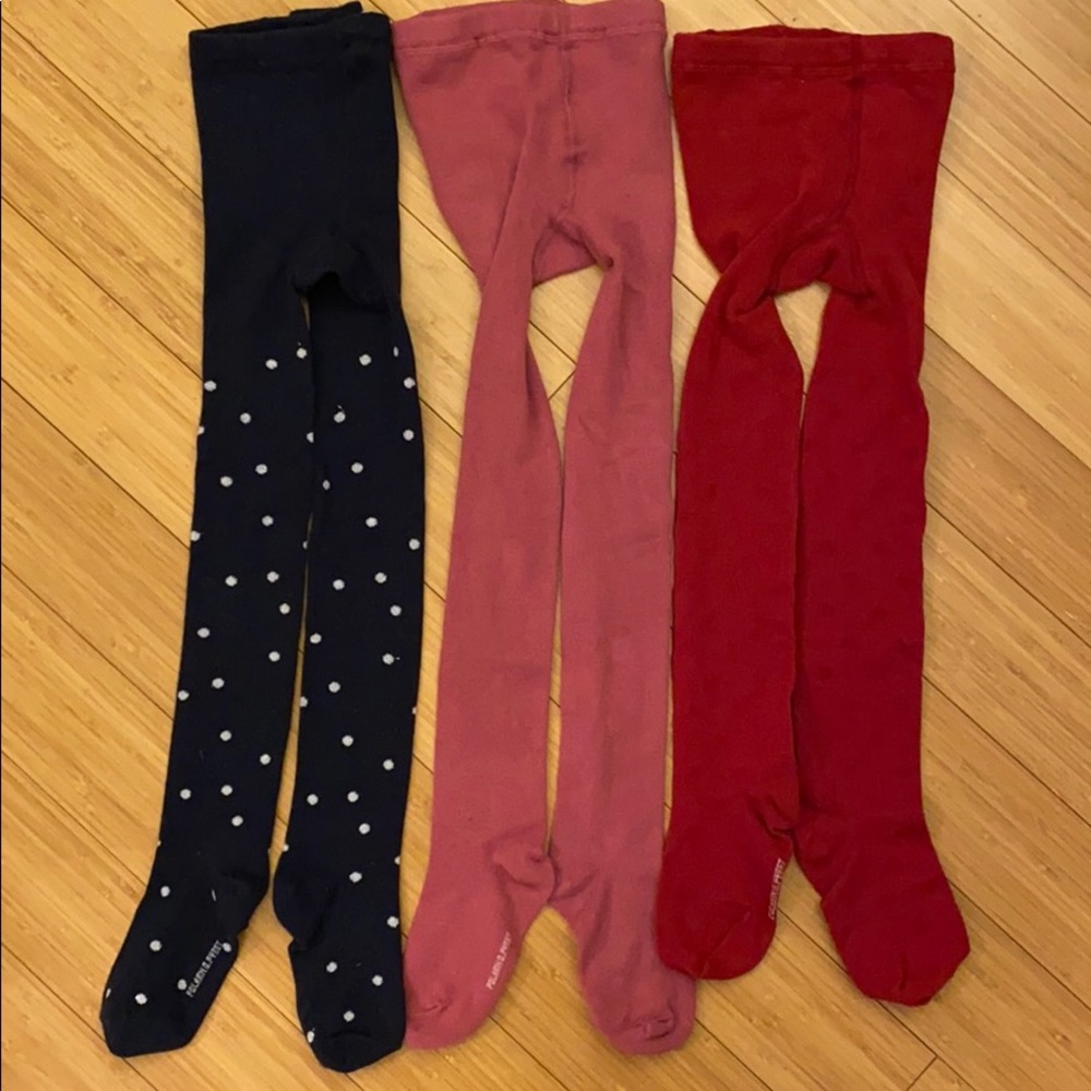 Polarn Girls Cotton Tights